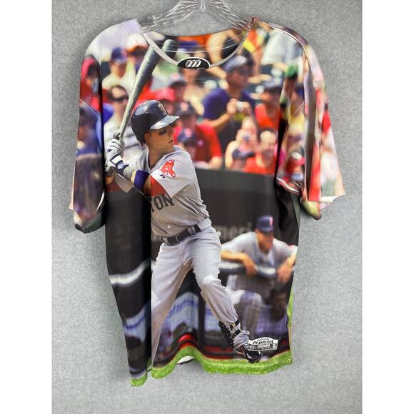 Three60 Gear Boston Red Sox t Shirt‎ Men's Size M Image Original Pedroia Tee - Picture 1 of 7